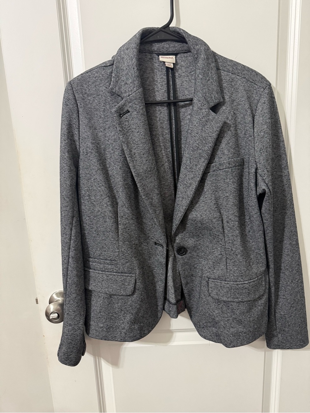 Merona Gray Knit Blazer Jacketβ - Women's large